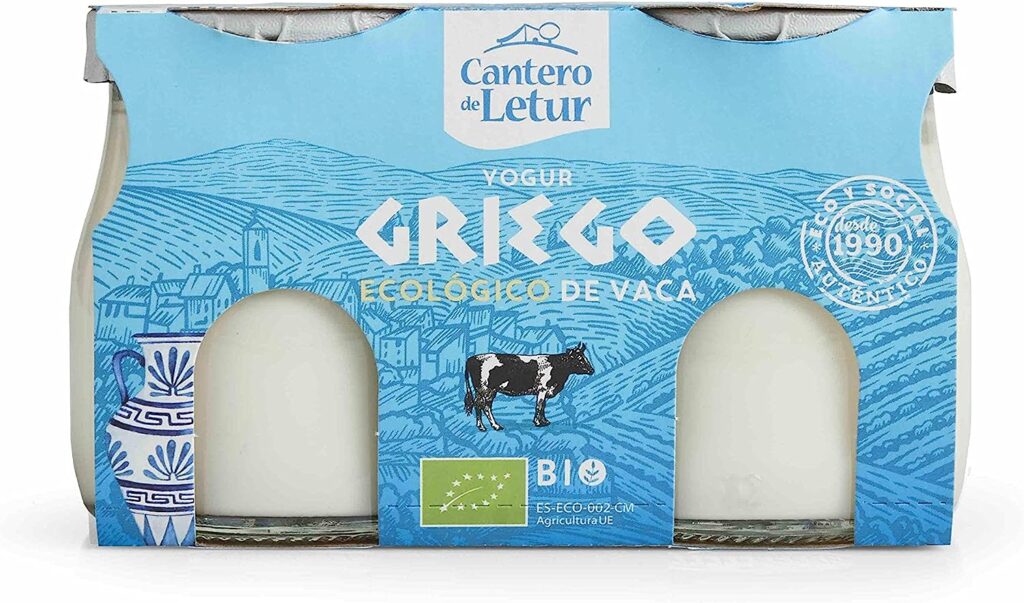 Yogur griego ecologico lácteos para adelgazar